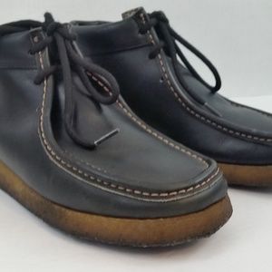 CHIPPEWA Men's Black Leather Chukka Ankle Boot 7.5